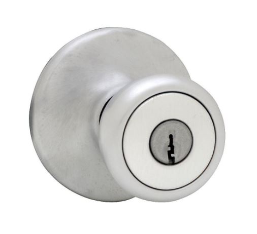 ****Kwikset Tylo Satin Chrome Keyed Entry Door Knob