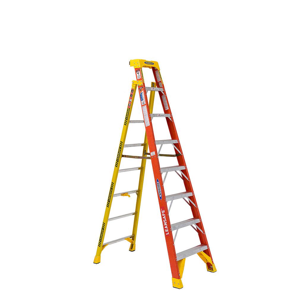 Werner 8Ft Leaning Ladder Fiberglass