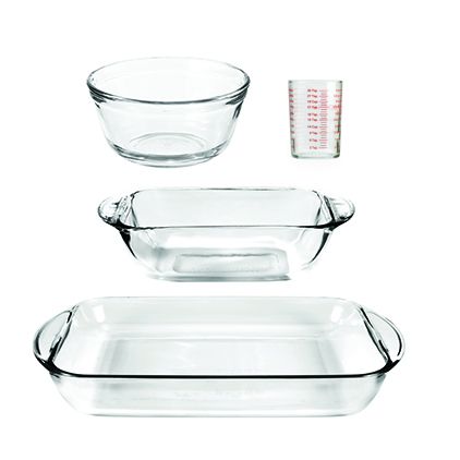 Anchor Hocking Essentials 4pc Bakeware Set