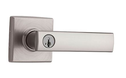 ****Kwikset Vedani Satin Nickel Keyed-Entry Lever