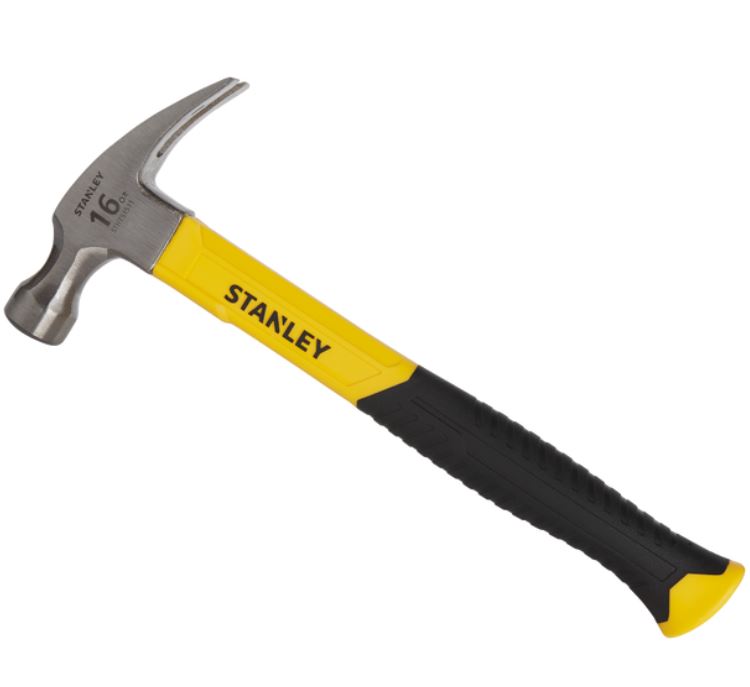 ****Stanley 16 Oz. Smooth-Face Rip Claw Hammer with Fiberglass Handle