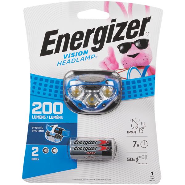 ****Energizer 200 Lm. LED 3AAA Headlamp