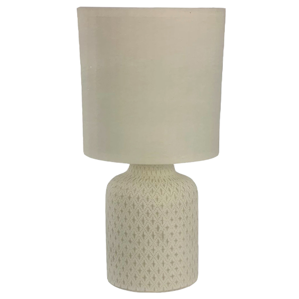 Ike Lite Table Lamp 1-Light Antique White Finish