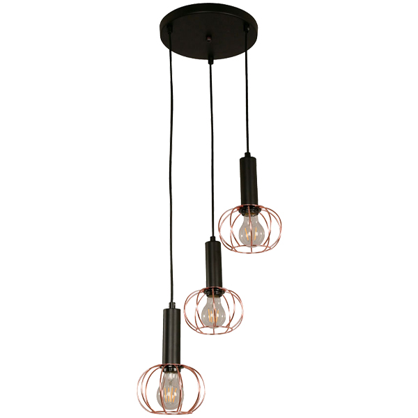 Designers Lighting Ceiling Light 3xE27 40W Matte Black