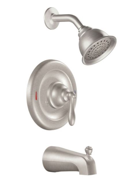 Moen Caldwell Spot Resist Brushed Nickel Posi-Temp® Tub/Shower