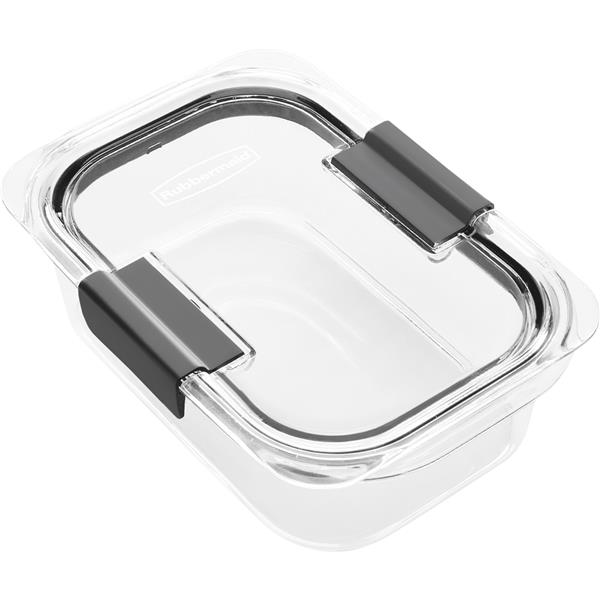 Rubbermaid Brilliance Rectangle Food Storage Container 3.2 C. Clear