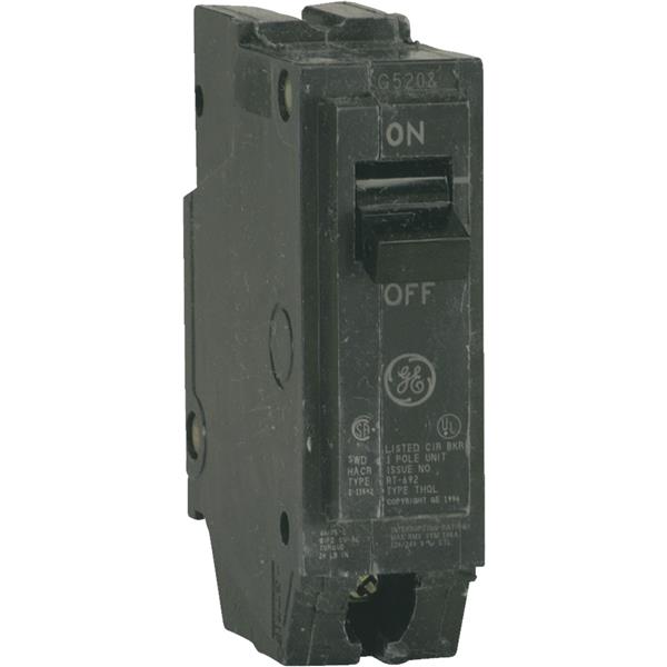 ****GE THQL 15A Single-Pole Standard Trip Circuit Breaker