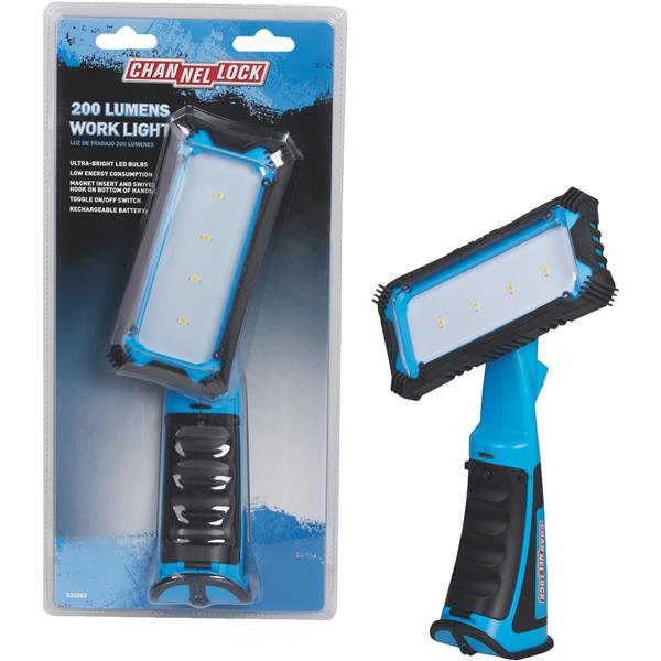 ****Channellock 200 Lm. LED Rechargeable Handheld Work Light