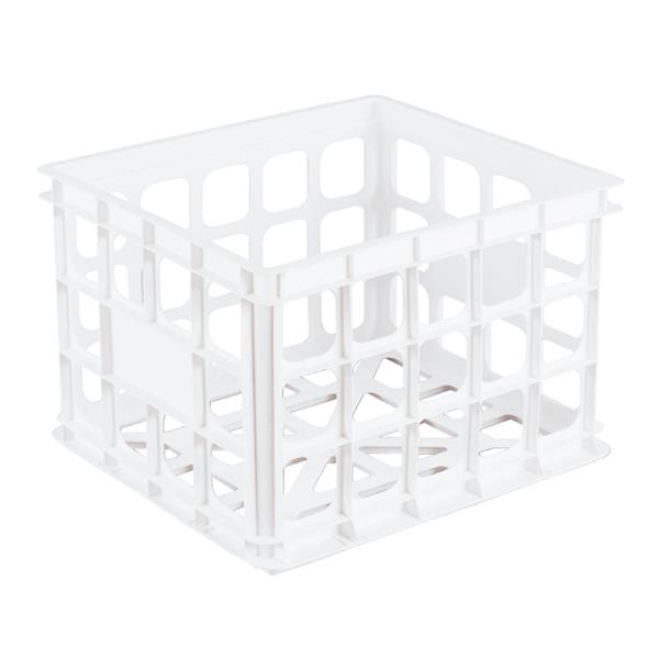 ****Sterilite Storage Crate 13.75 x 10.5 x 15.25 In, White