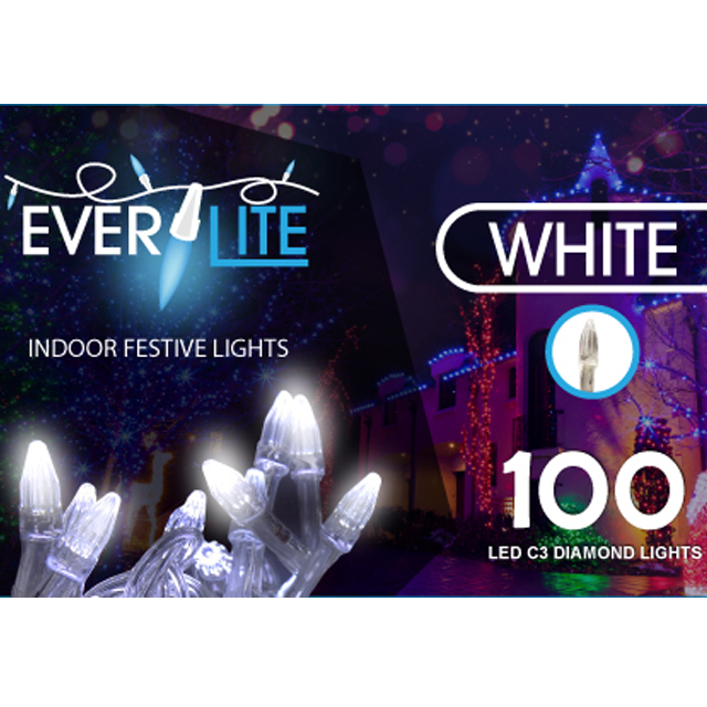 Everlite 100 C3 Diamond Led Lights White