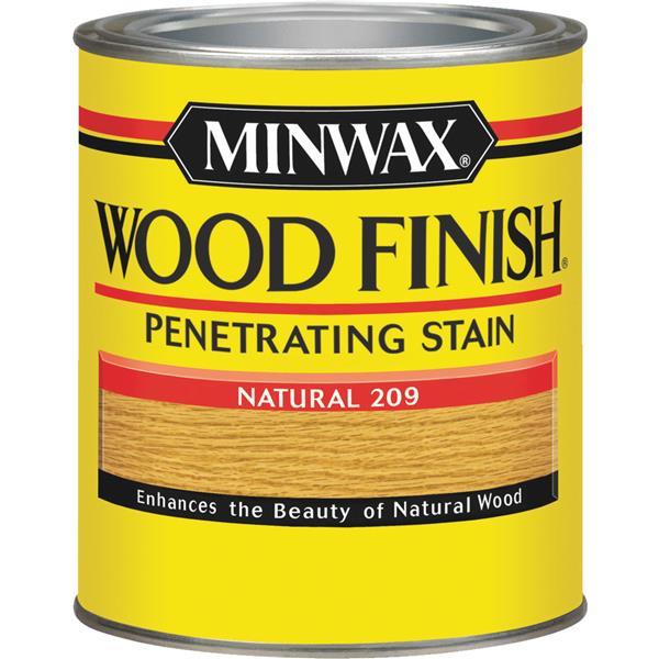 Minwax Wood Finish Penetrating Stain, Natural, 1 Qt.