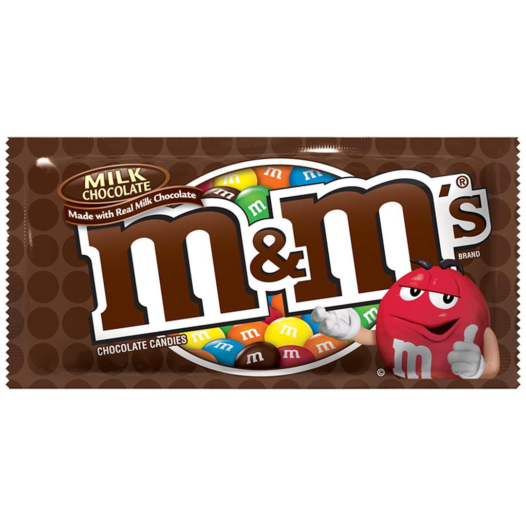 M&amp;Ms Milk Choc Singles 1.69oz