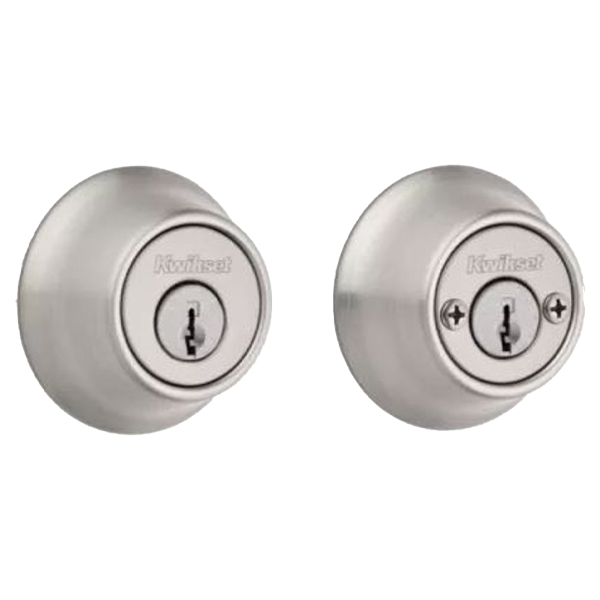 Kwikset 665 Double Cylinder Deadbolt Satin Nickel