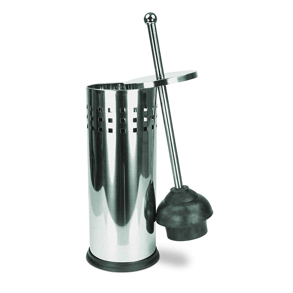 ****Home Basics Brushed Stainless Steel Toilet Plunger