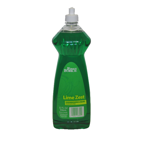 ****First Force Green Dish Liquid 32 oz.