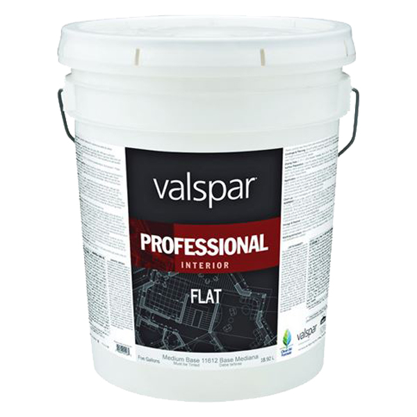 Valspar Professional Flat Interior Latex MED BASE 5 Gallon