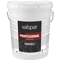 Valspar Professional Latex Eggshell Interior Wall Paint, Medium Base, 5 Gal.