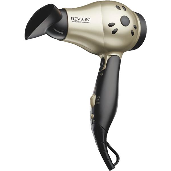 ****Revlon Perfect Heat 1875W Gold/Black 2 Heat Folding Hair Dryer