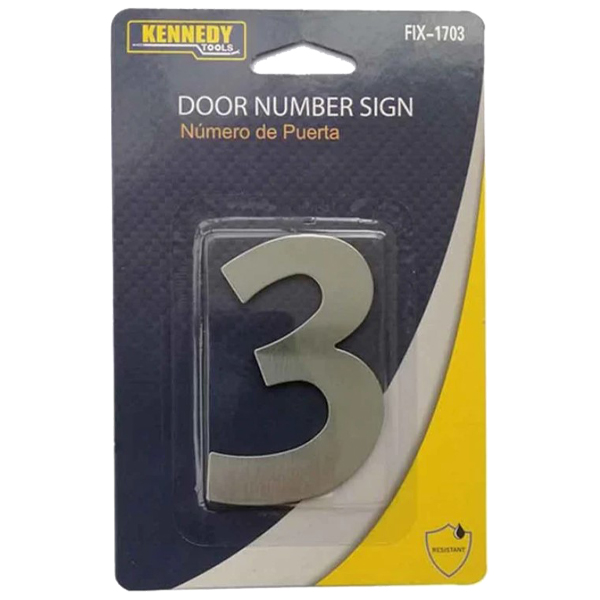 ****Kennedy Door Number Sign