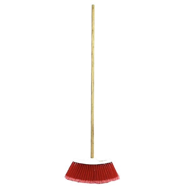 Mr. Save Long Bristle Soft Broom with Wood Handle