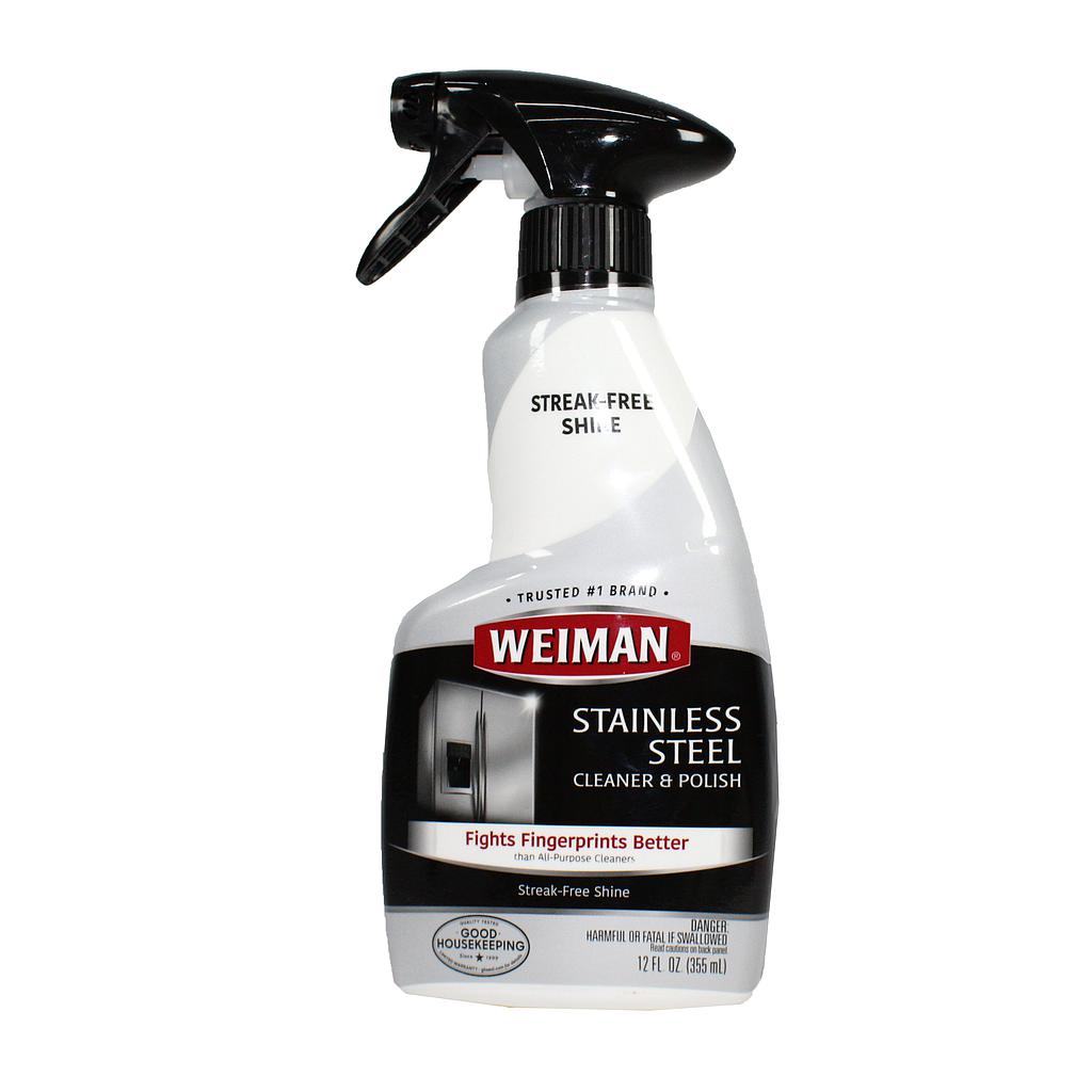 Weiman Stainless Steel Cleaner &amp; Polish 12 Oz.