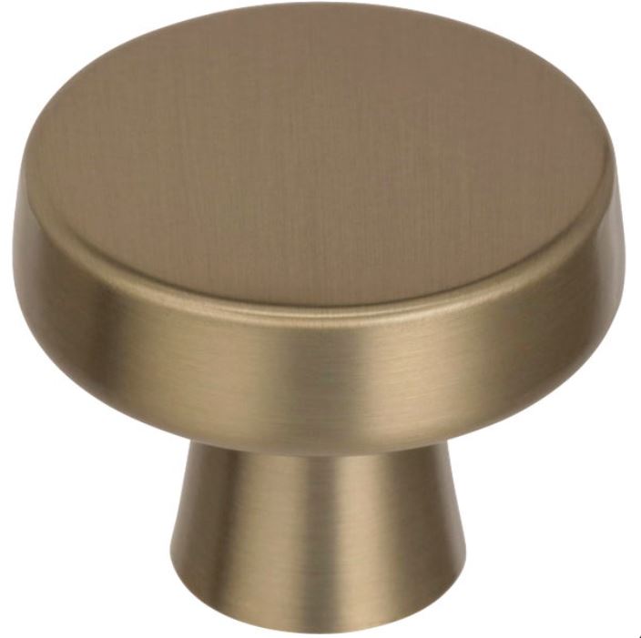 ^Amerock Blackrock Golden Champagne 1/5/16 In. Cabinet Knob