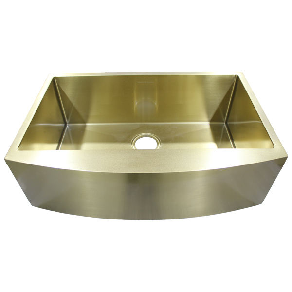 Royal Homes Kitchen Sink - 304 Handmade Sink - Single Bowl with Apron - 30In.x20In.x9In.