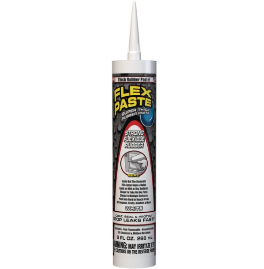 Flex Paste Rubber Sealant 9 Oz White