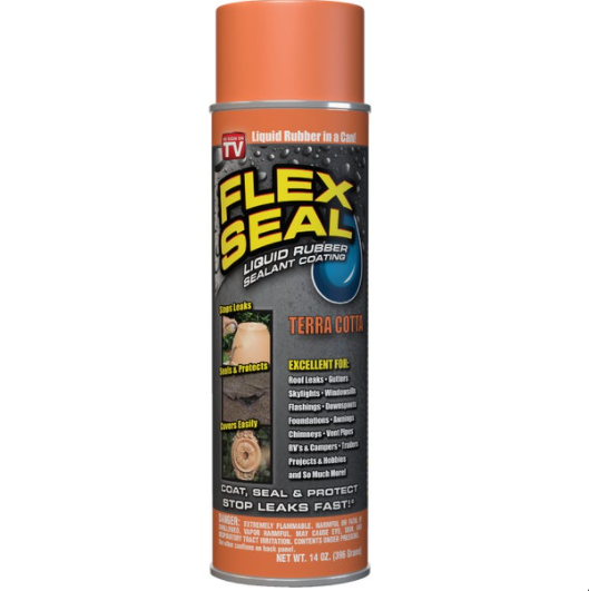 ****FLEX SEAL 14 Oz. Spray Rubber Sealant, Terra Cotta