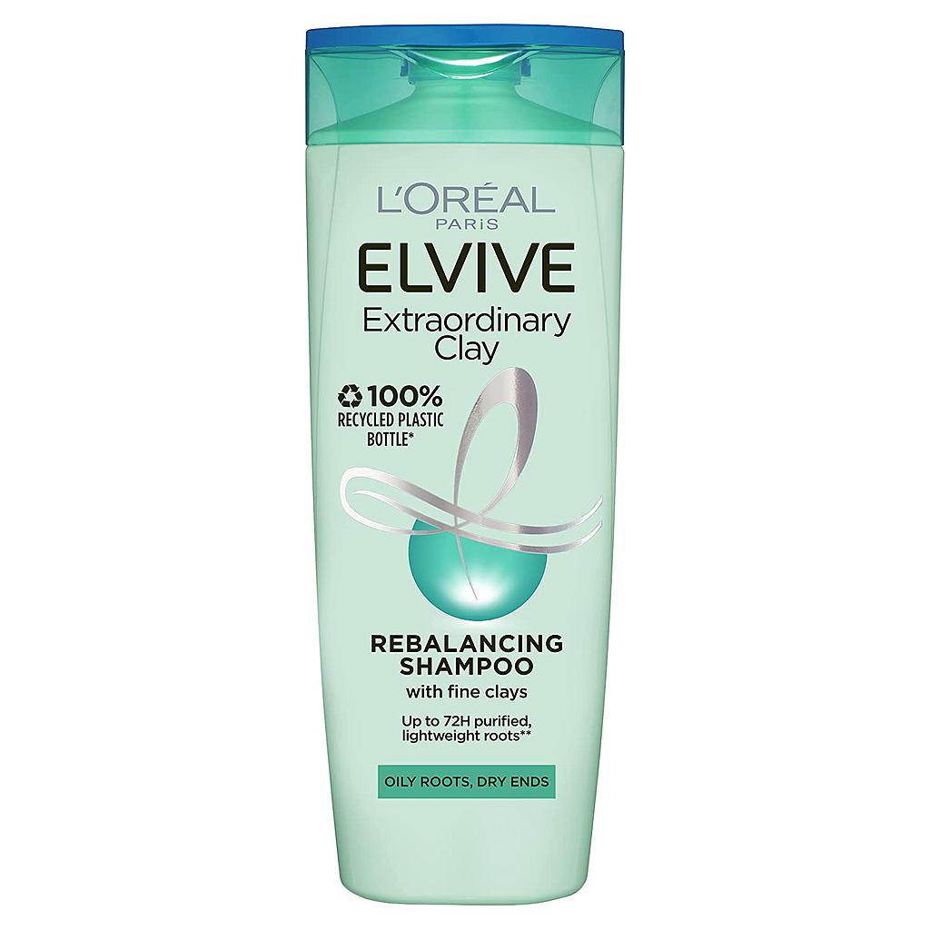 ****L'Oreal Elvive Extraordinary Clay Rebalancing Shampoo, 400ml