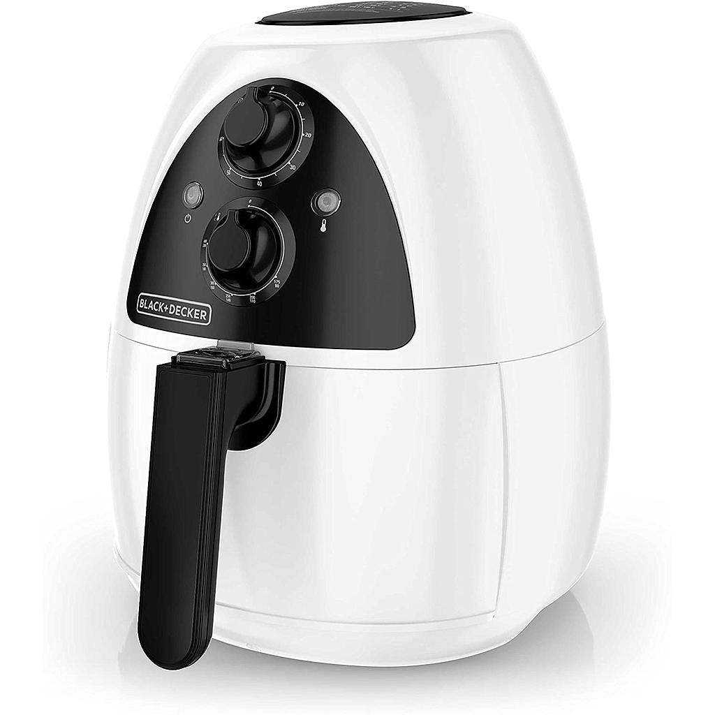 Black &amp; Decker Purifry White &amp; Black Air Fryer 2.6 Liter