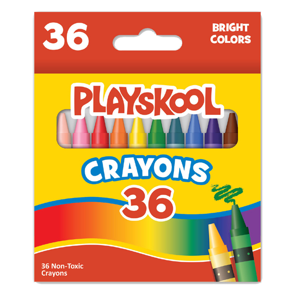 ****Playskool Crayons 36ct