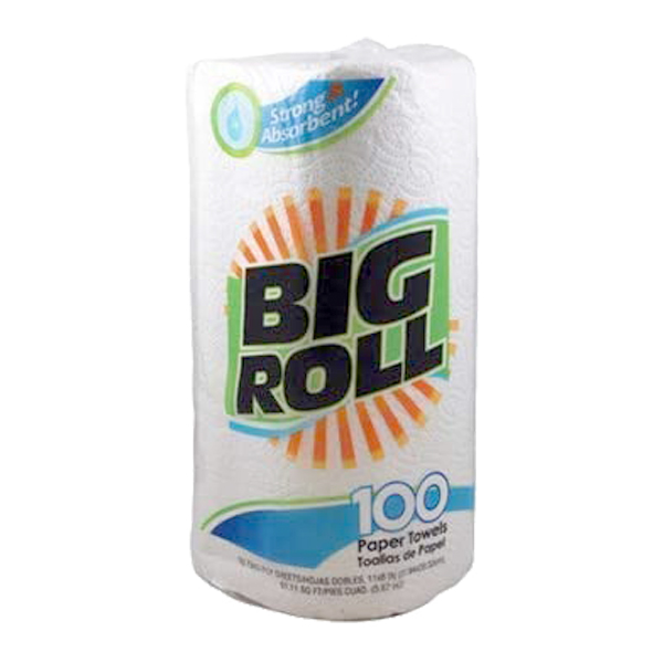 ****Big Roll Paper Towels Strong &amp; Absorbent 11x8in, 100ct