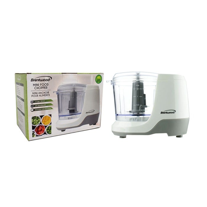 ^Brentwood Mini Food Chopper 1.5 Cup White