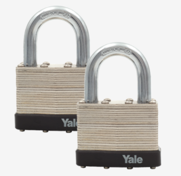 Yale Padlock 135 40mm KAx2 Vis