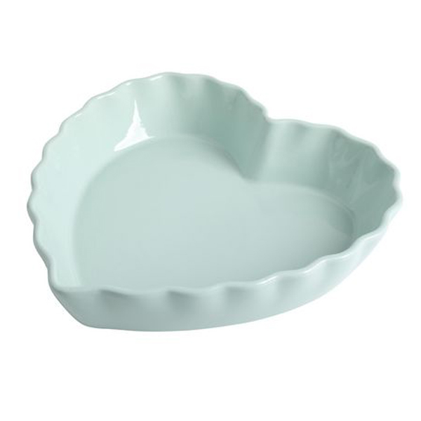 ****Martha Stewart Heart Shape Bakeware 11in Stoneware Martha Mint