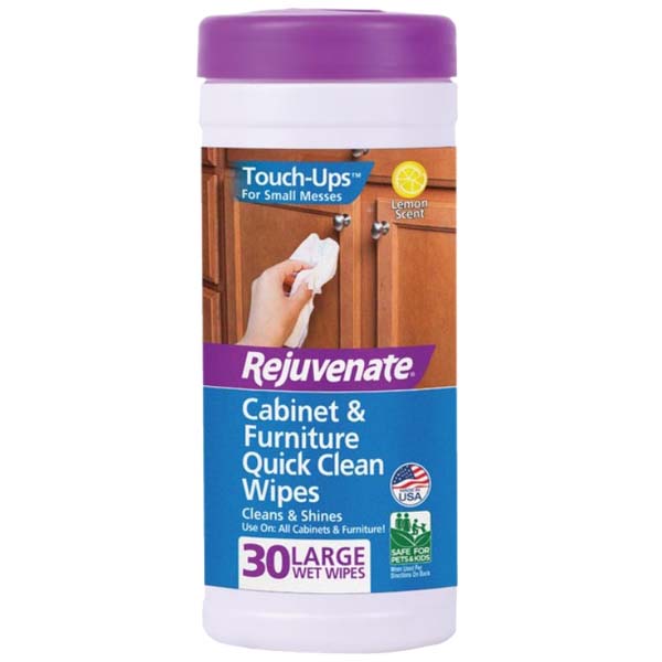 ****Rejuvenate Touch-Ups Cabinet &amp; Furniture Quick Clean Wipes (30-Count)