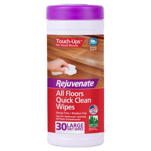 ****Rejuvenate Touch-Ups All Floors Quick Clean Wipes 30-Ct