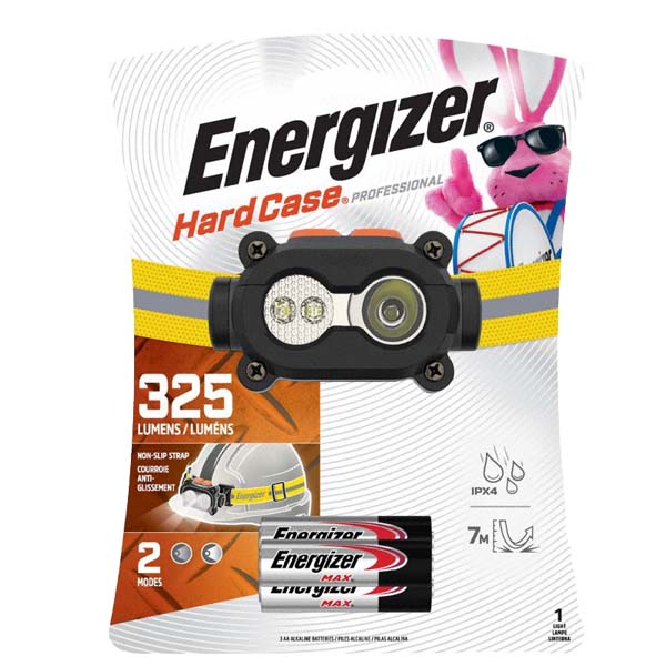 ****Energizer Hard Case Professional 325 Lm. LED 3AAA Headlamp