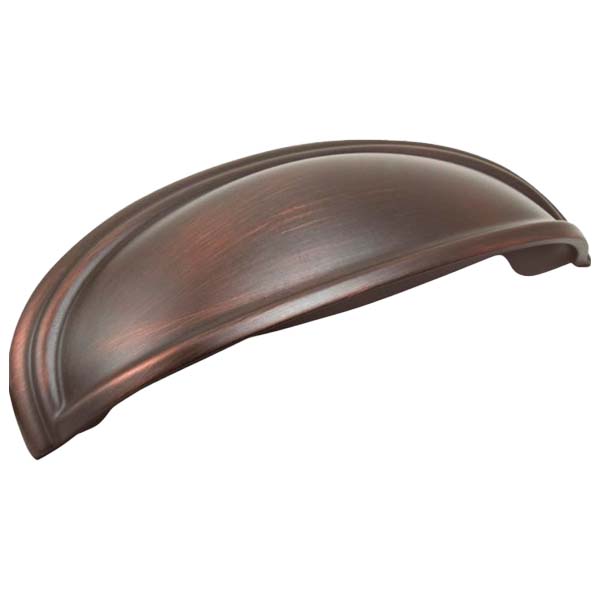 ^Amerock Ashby 4 In. &amp; 3 In. Oil Rubbed Bronze Center-to-Center Cup Pull