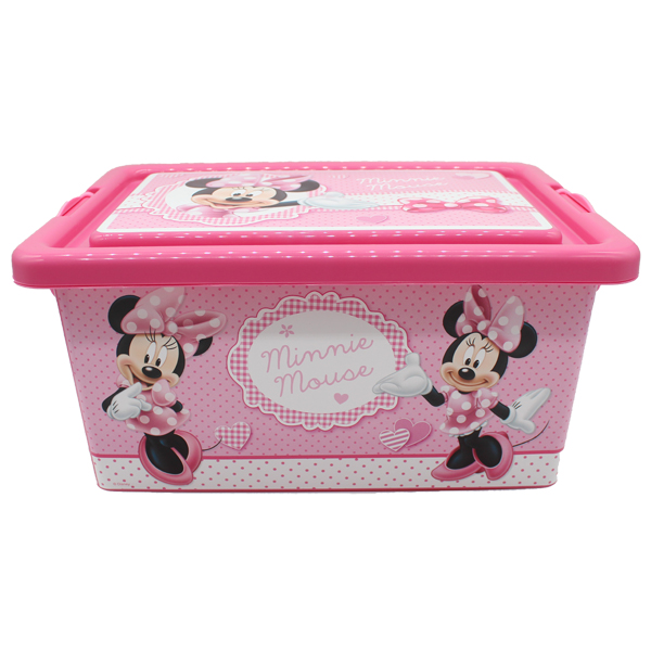 ****Disney Kids Storage Container 3.7L Minnie Dots &amp; Bows