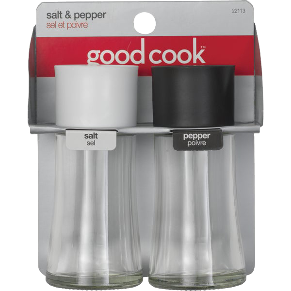 Goodcook Glass Salt &amp; Pepper Set 2oz