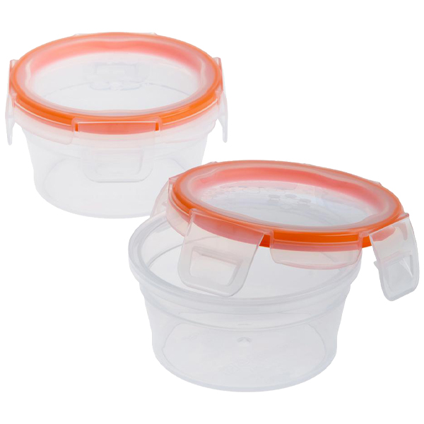 ^Snapware 2pk Food Storage Container Set with Locking Lids, Plastic