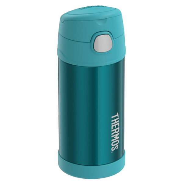 ****Thermos Funtainer Stainless Steel Water Bottle With Straw, 12 Oz. Teal