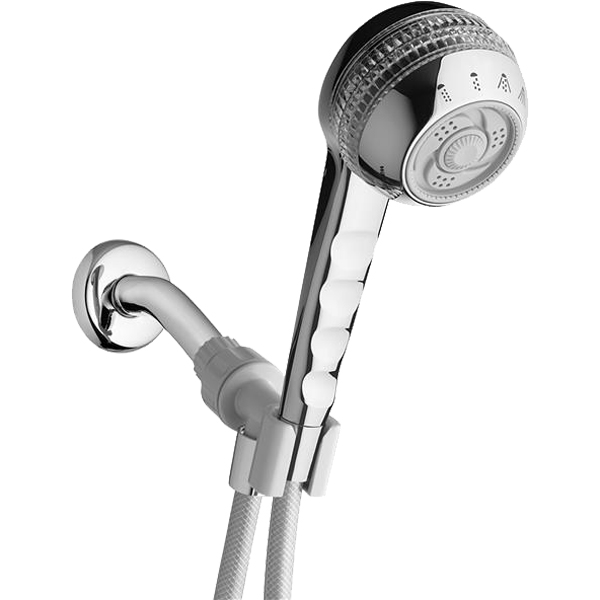 ****Waterpik PowerSpray+ 4-Spray 1.8 GPM Handheld Shower, Chrome