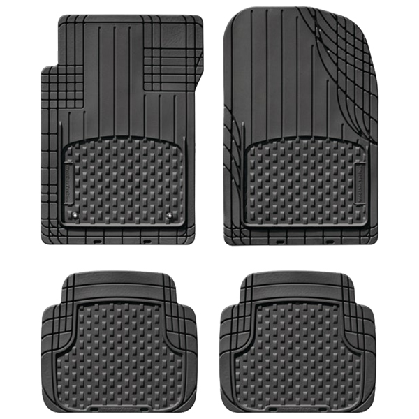 ****WeatherTech Trim-to-Fit Rubber Floor Mat 4pc, Black