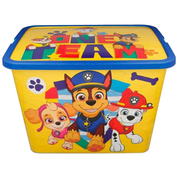 ****Disney Kids Storage Click Box 23L Paw Patrol Boys