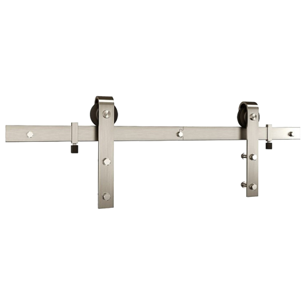 National Hardware Classic Interior Barn Door Kit 72-In., Satin Nickel