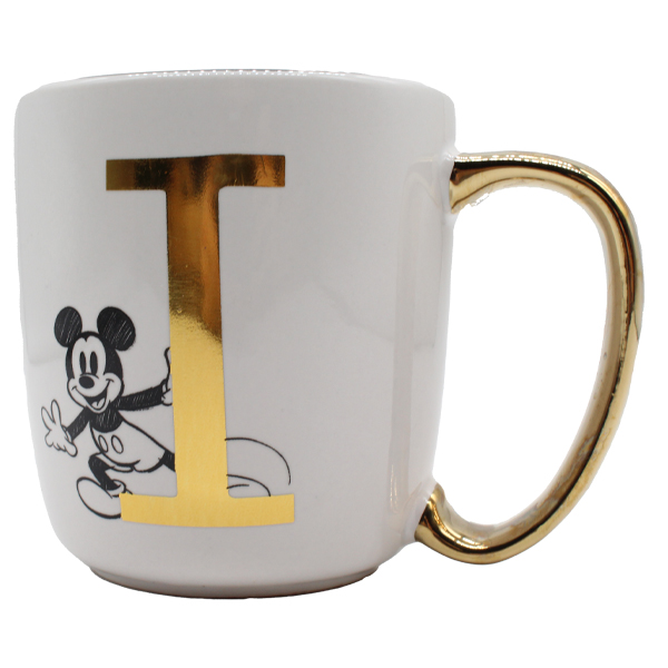 ****Disney Mickey Ceramic Alphabet Mug 13oz - I