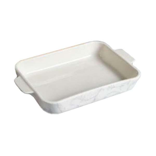 Martha Stewart Baking Dish Decorated Ceramic 11in